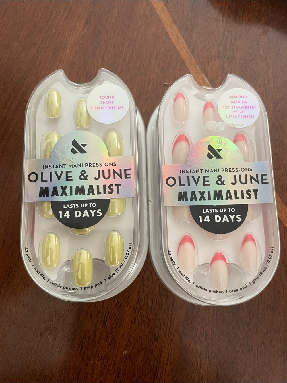 Olive & June Maximalist Instant Press-On Nails — Citrus Chrome Yellow